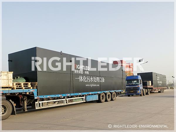 恒山區(qū)污水處理項(xiàng)目一體化設(shè)備已安裝完畢